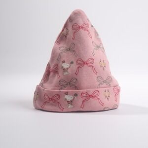 Peanuts Snoopy Bow Print Baby Beanie Hat